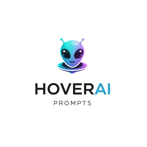 HoverAI Prompts Logo with Alien